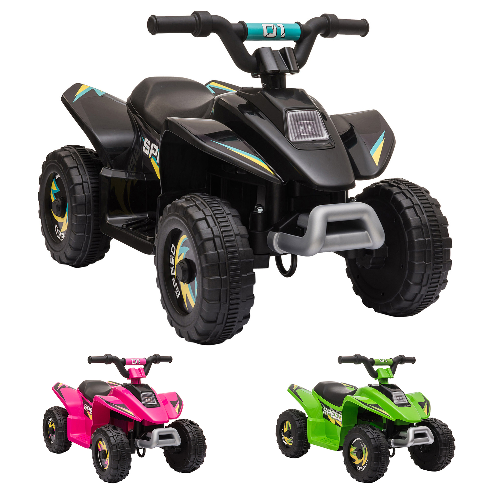 6V Kids Electric Ride on Car ATV Toy Forward Reverse for 18-36 Months Old