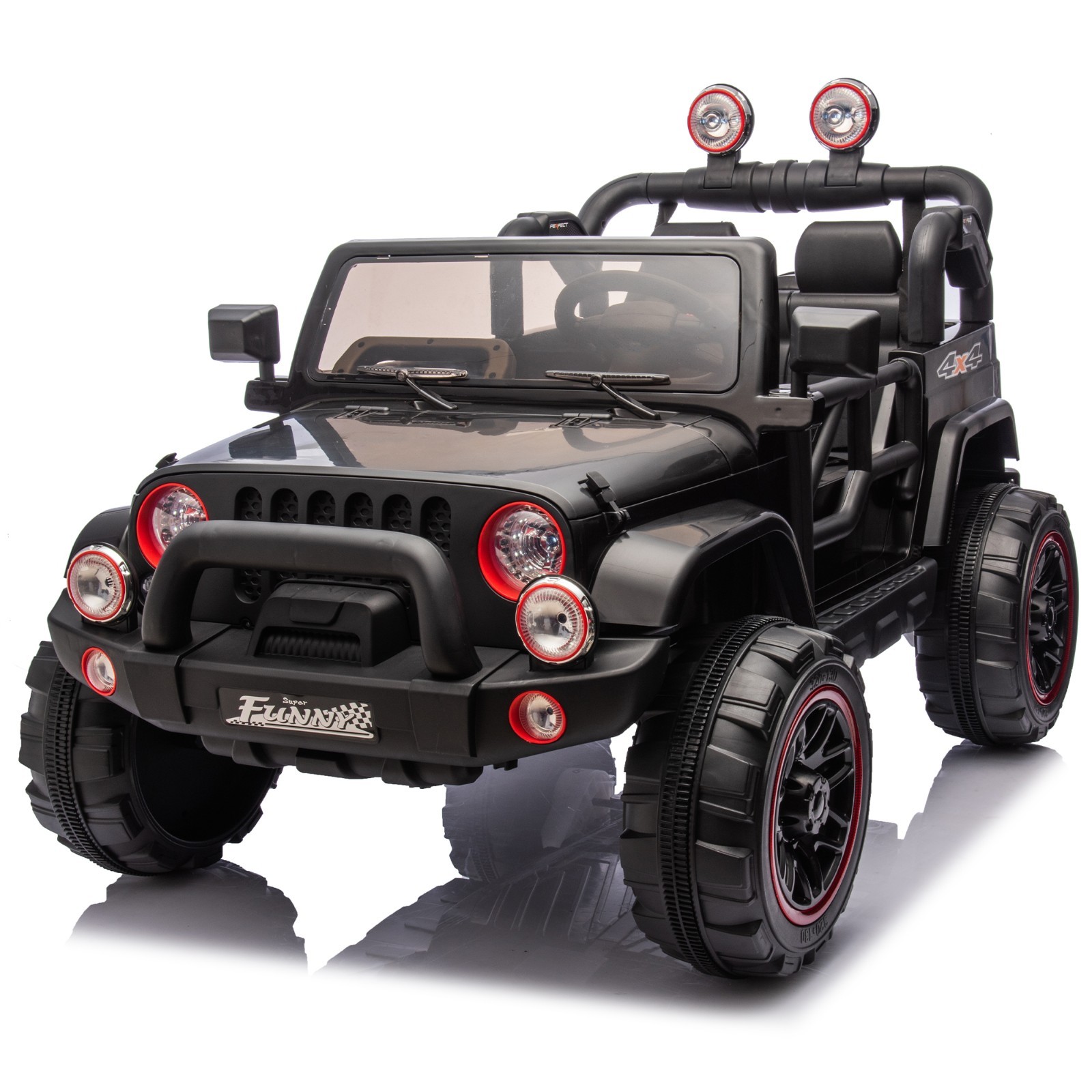 24V Kids Ride On Electric Car W/Parents Control,2WD,Rear suspension for Aged 3-8