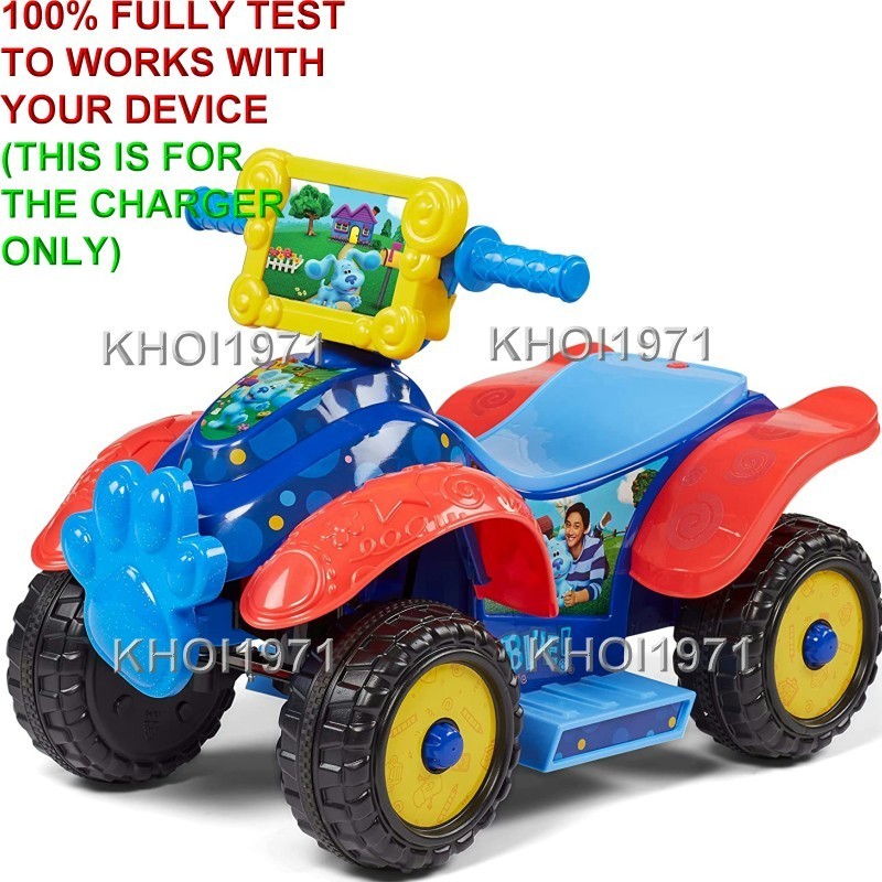 WALL charger AC adapter for KIDTRAX Blues Clues & You Skidoo KT1616 ride on 6V