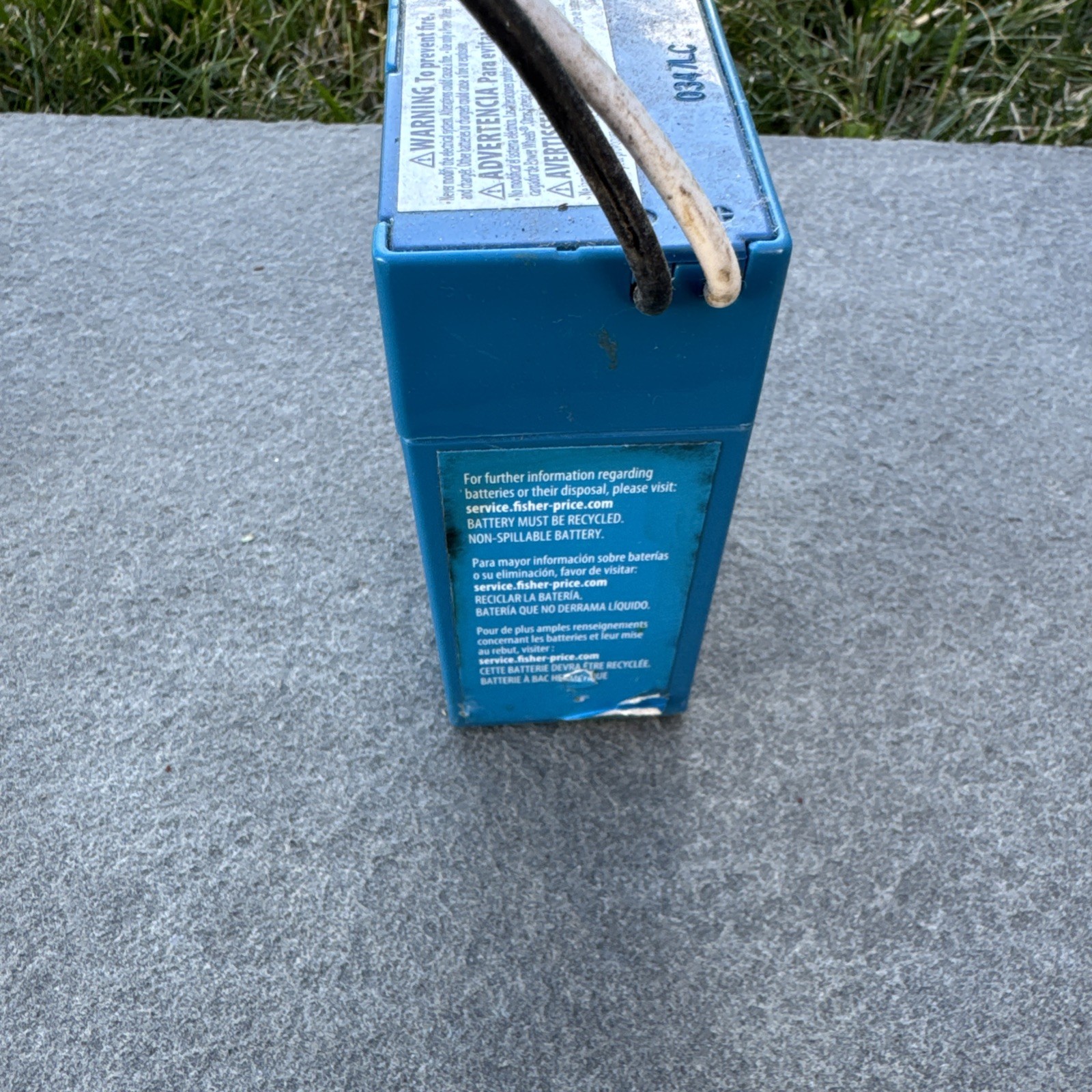 Power Wheels 6V Battery Model 00801-1457