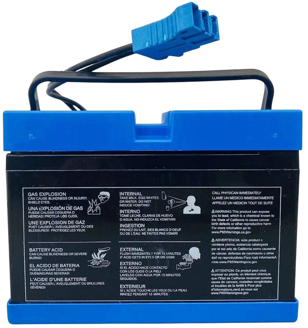 Genuine OEM Peg-Perego 12-Volt Battery, For use in 2-Speed Vehicles, IAKB0501