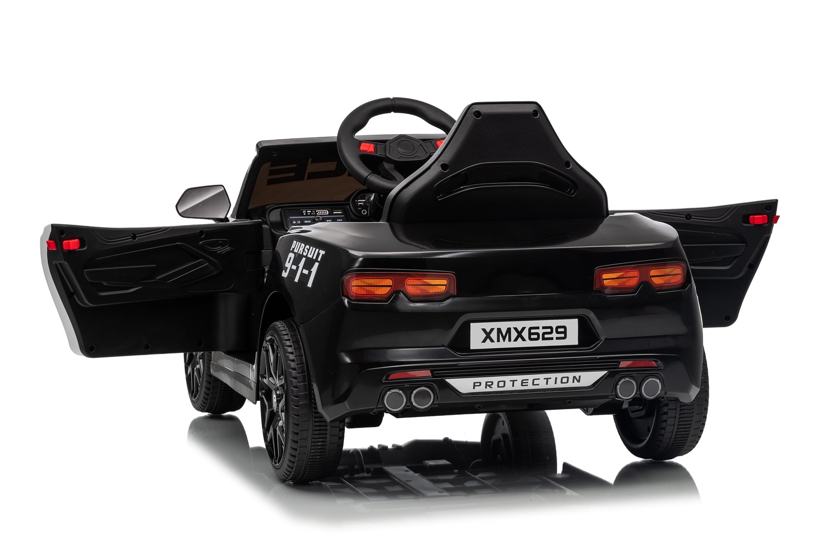 12V Ride on Police Car, Battery Powered Ride-on Toys Cop Cars with Remote Con…