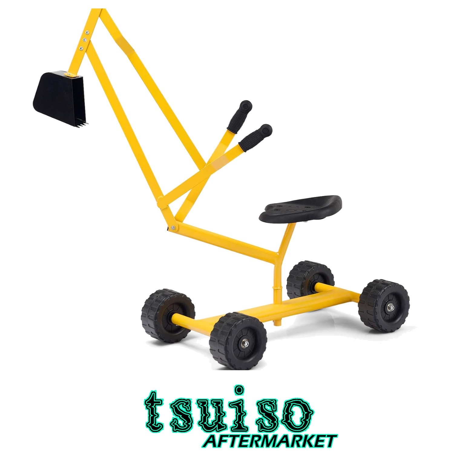 Manual Sand Digger for Kids – 360° Rotating Seat & Weather-Resistant Design