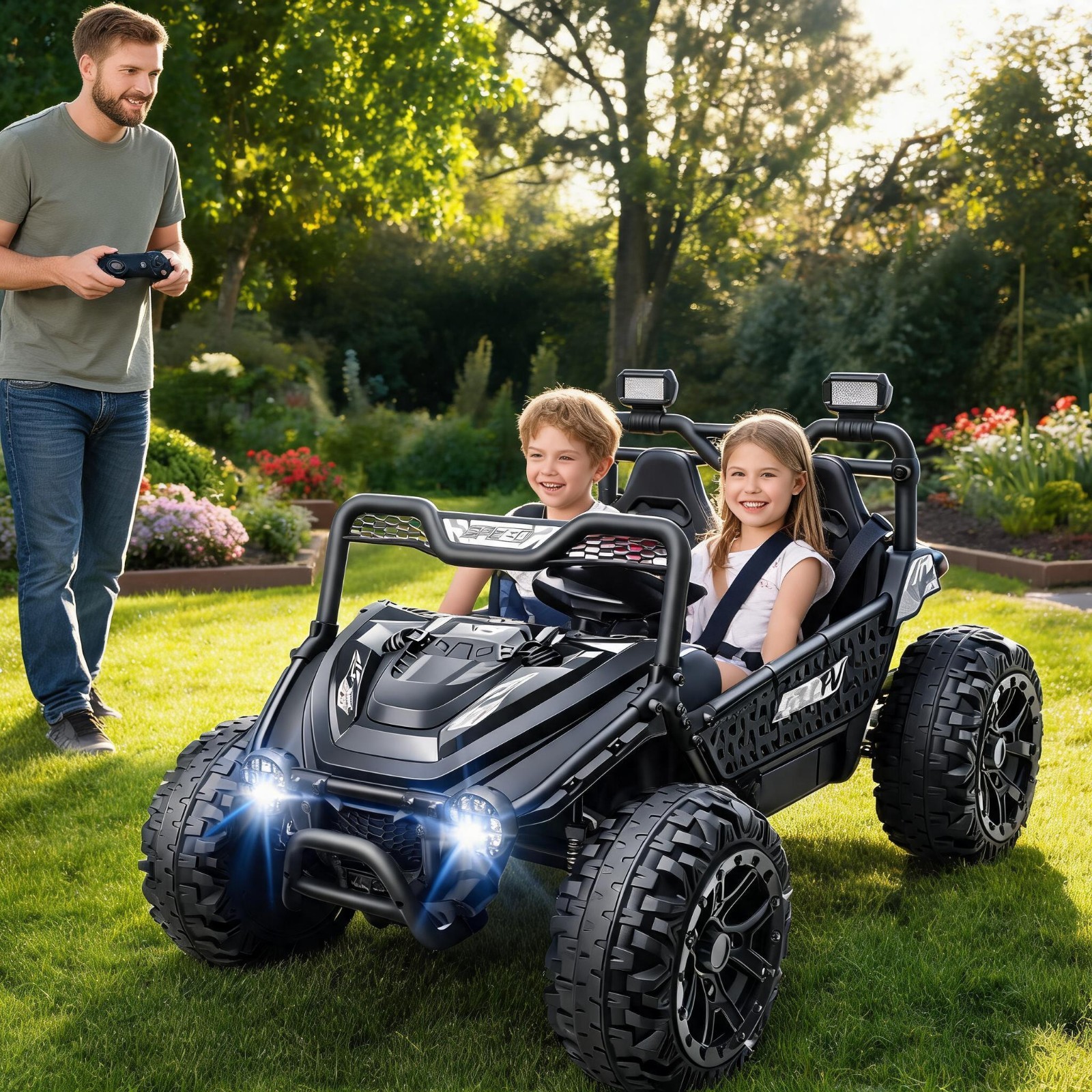 24V 2 Seater Kids Car Ride on Toys 2x200W Motors Electric Battery Power Wheels🔥