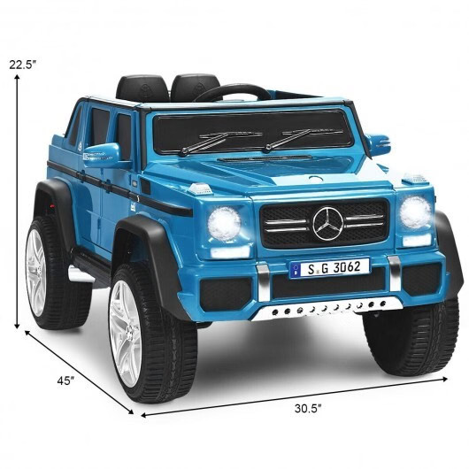 12V Licensed Mercedes-Benz Kids Ride On Car-Navy – Color: Navy
