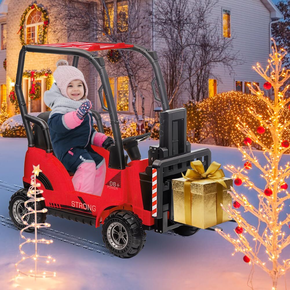 Kids Ride On Forklift Car 12V Electric Forklift Ride On Toys with Remote Control