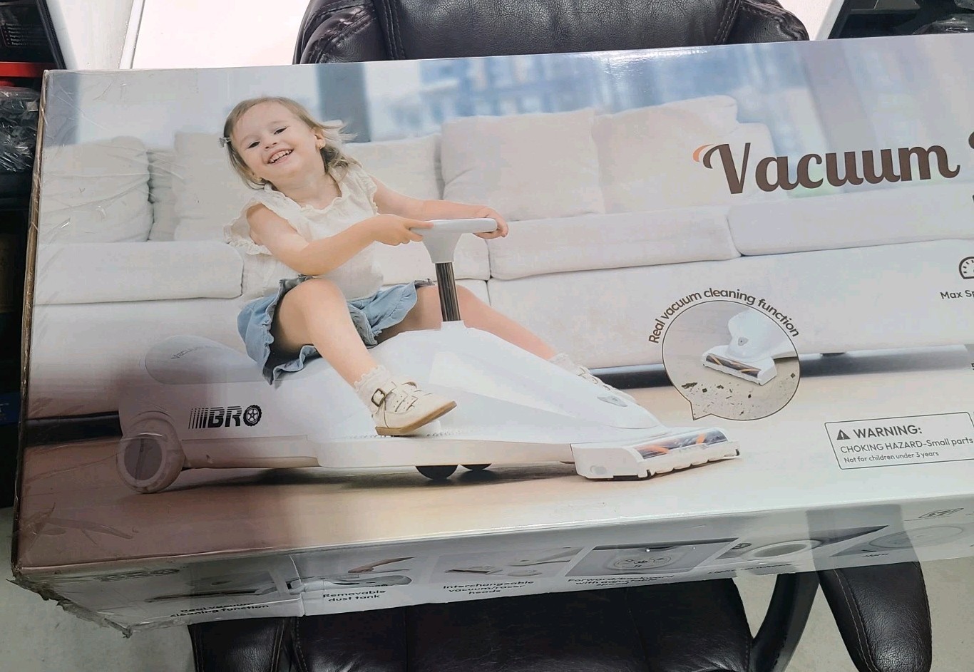 BRO Vacuum Racer 12-Volt Kids Go Kart Ride-On (OPEN Box)