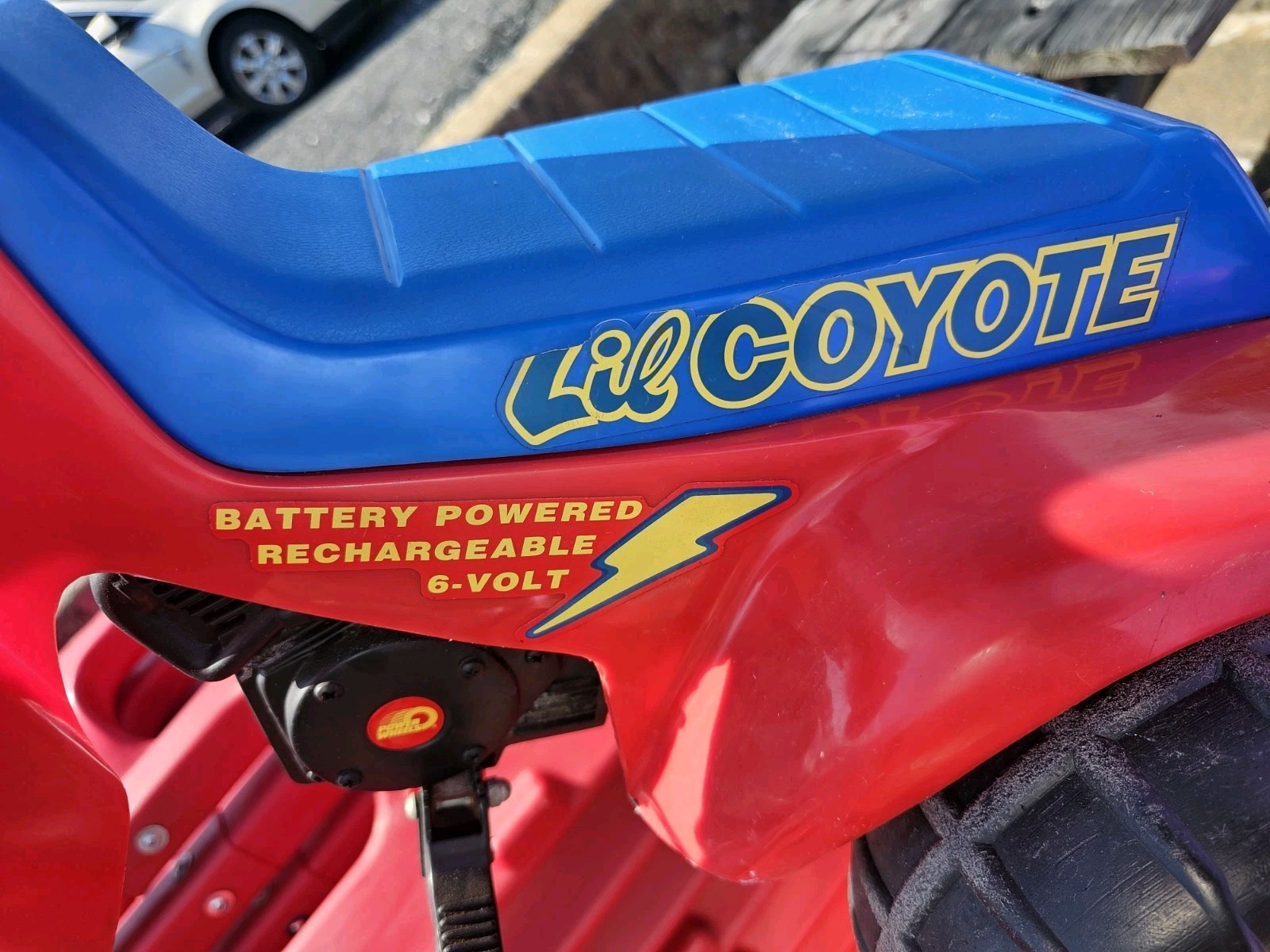 RARE! VINTAGE! 1989 Power Wheels Lil Coyote 6v Battery Operated Ride-On Toy