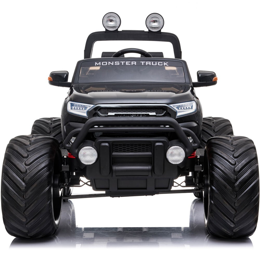 MotoTec Monster Truck 4×4 12v White / Black (2.4ghz RC)