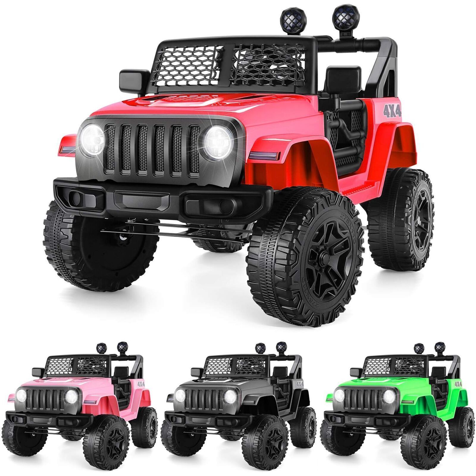 Electric Kids Ride On Car Power Wheels 12V/24V Jeep Music Fashion with Remote~