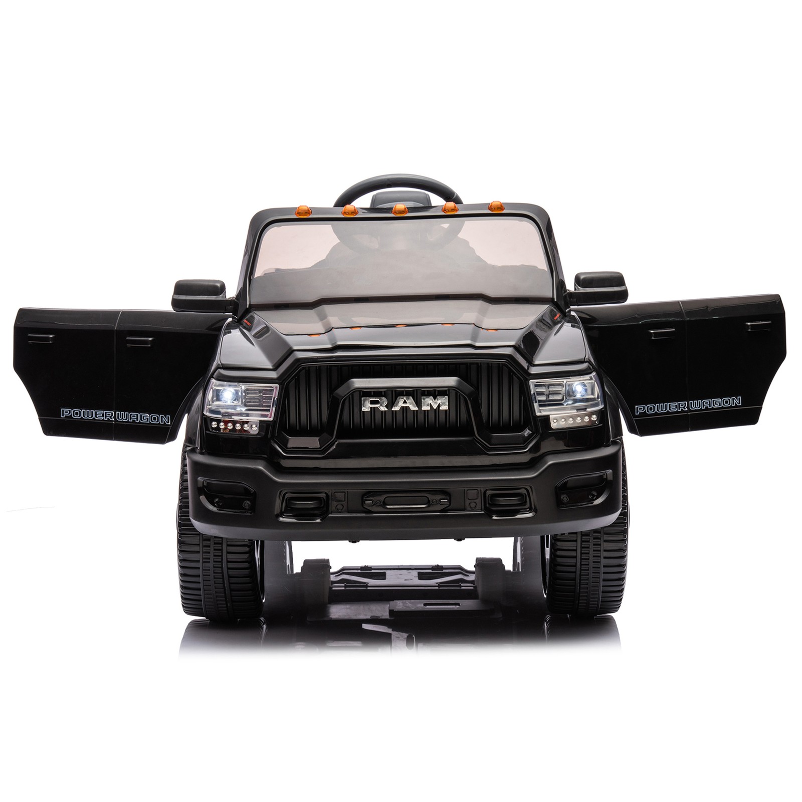 Large Kids Ride On Electric Pickup WITH/Parents Control For Kids Aged 3-5 Black