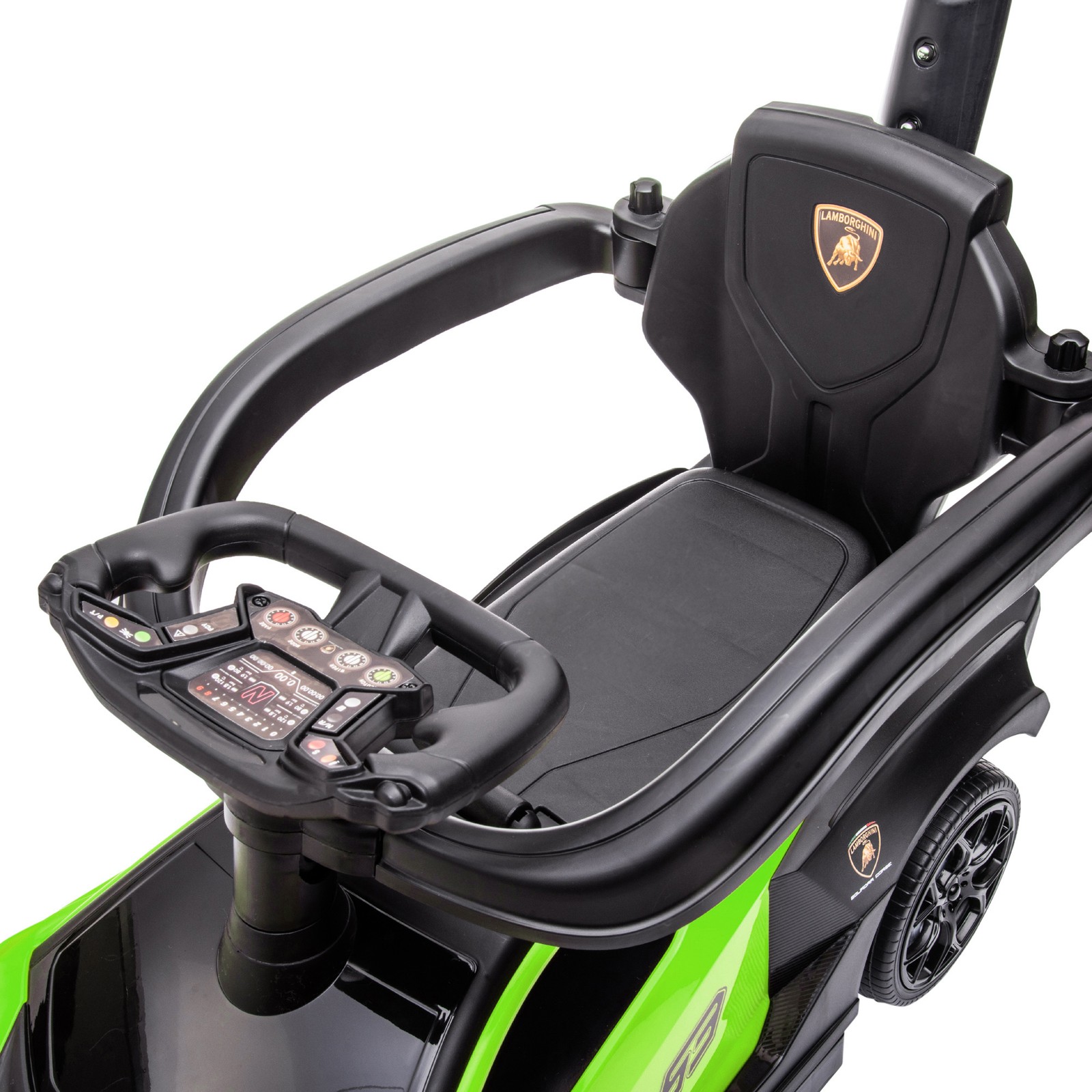 2 in 1 Ride on Push Car Essenza SCV12 Licensed Toddler Sliding Car, Manual Green