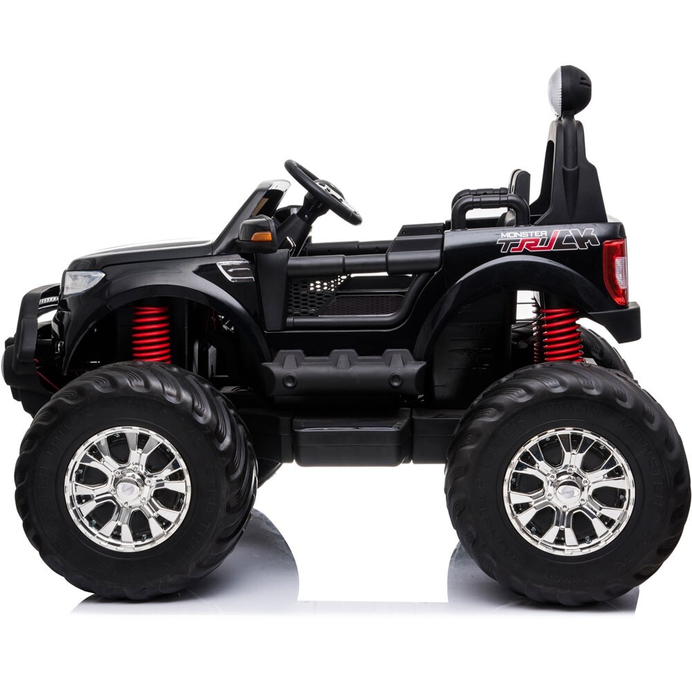 MotoTec Monster Truck 4×4 12v White / Black (2.4ghz RC)