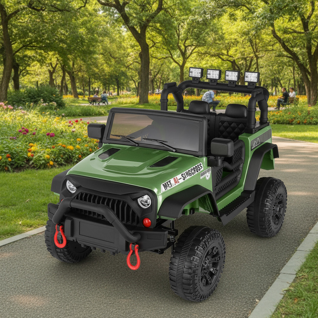 Kids Ride On Car Trucks 12/24V Electric Toy+Music LED Light Remote Control Gift-