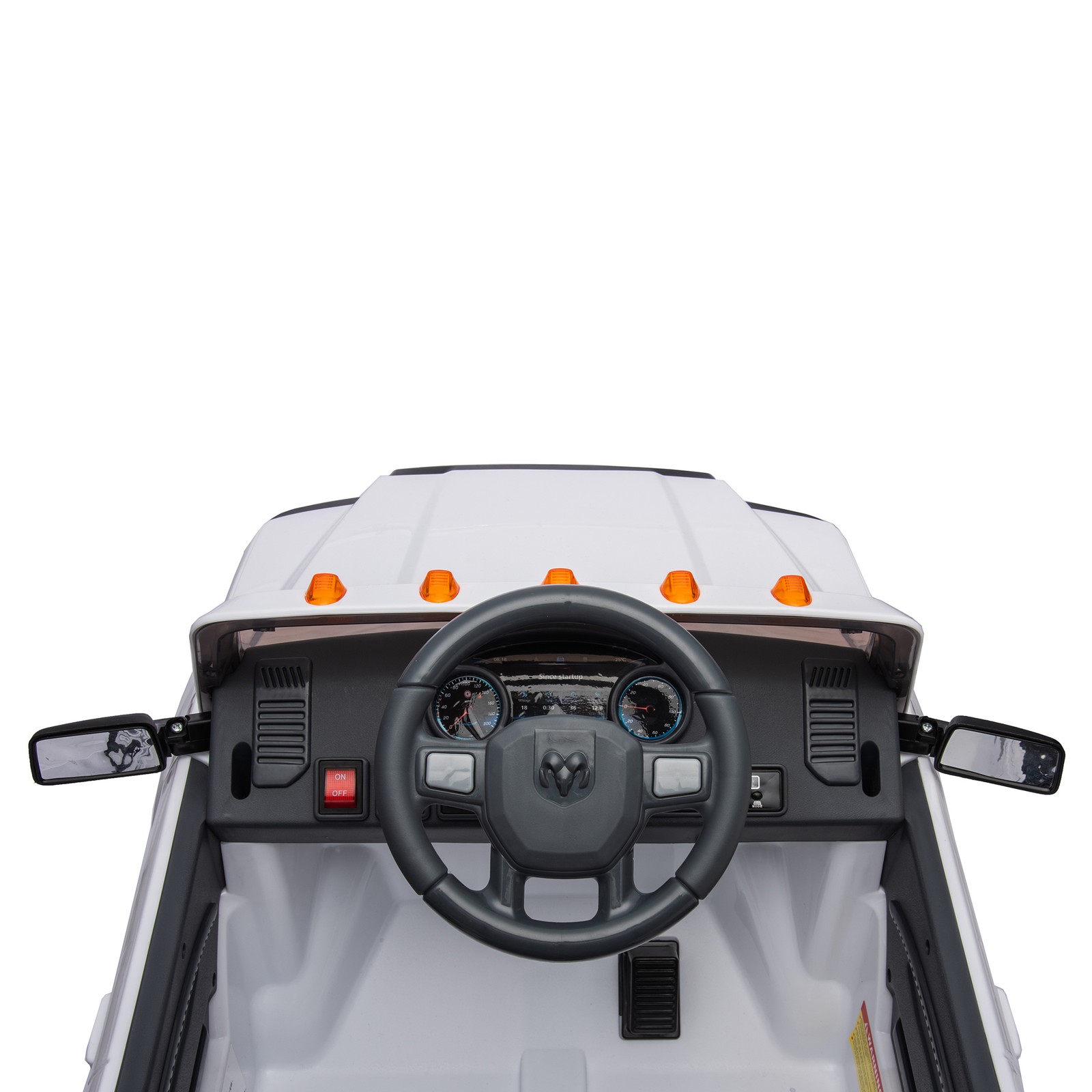 Large Kids Ride On Electric Pickup WITH/Parents Control For Kids Aged 3-5 White