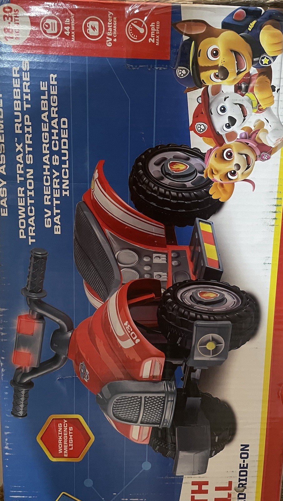 Paw Patrol Ride With Marshall Quad Power Ride On Battery Powered – Brand New