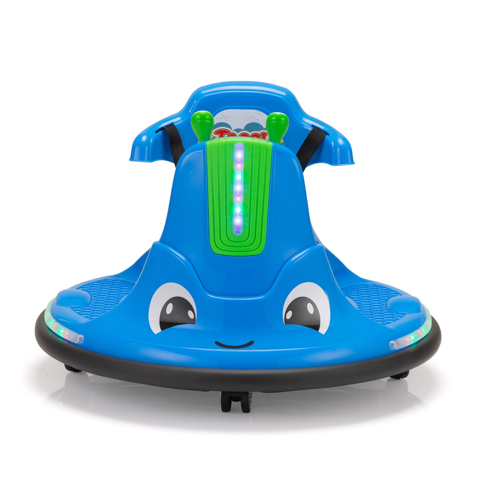 TOBBI 360° Spinning Ride on Bumper Car Electric Vehicle w/Remote Control Spin