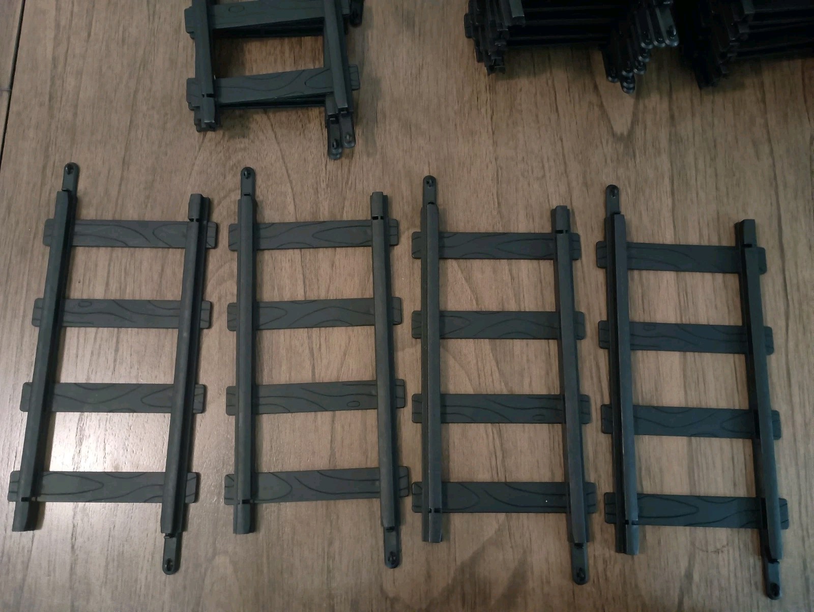 Kiddieland Disney Ride on Motorized Mickey Mouse Train TRACKS ONLY 26 Pc Black