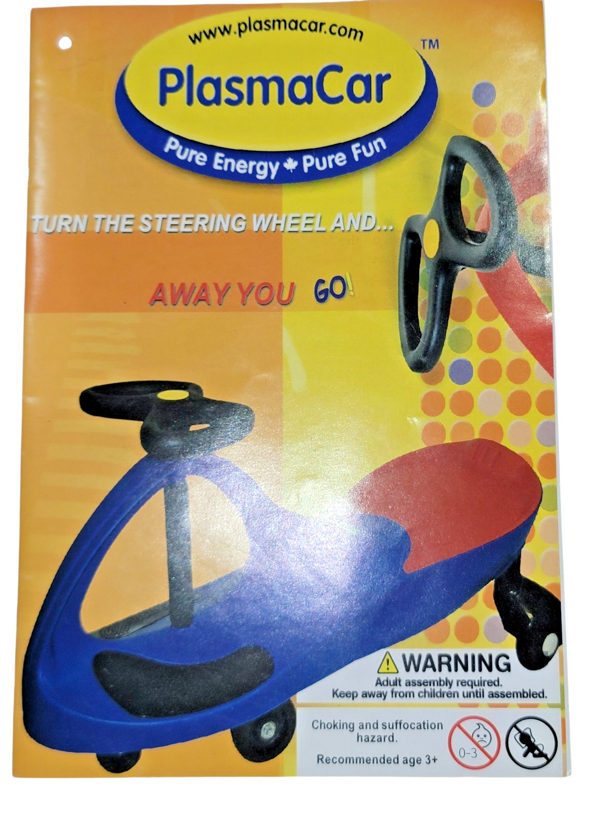 The Original Plasma Car Ride On Toy Kids Ride On Scooter Red Ages 3+