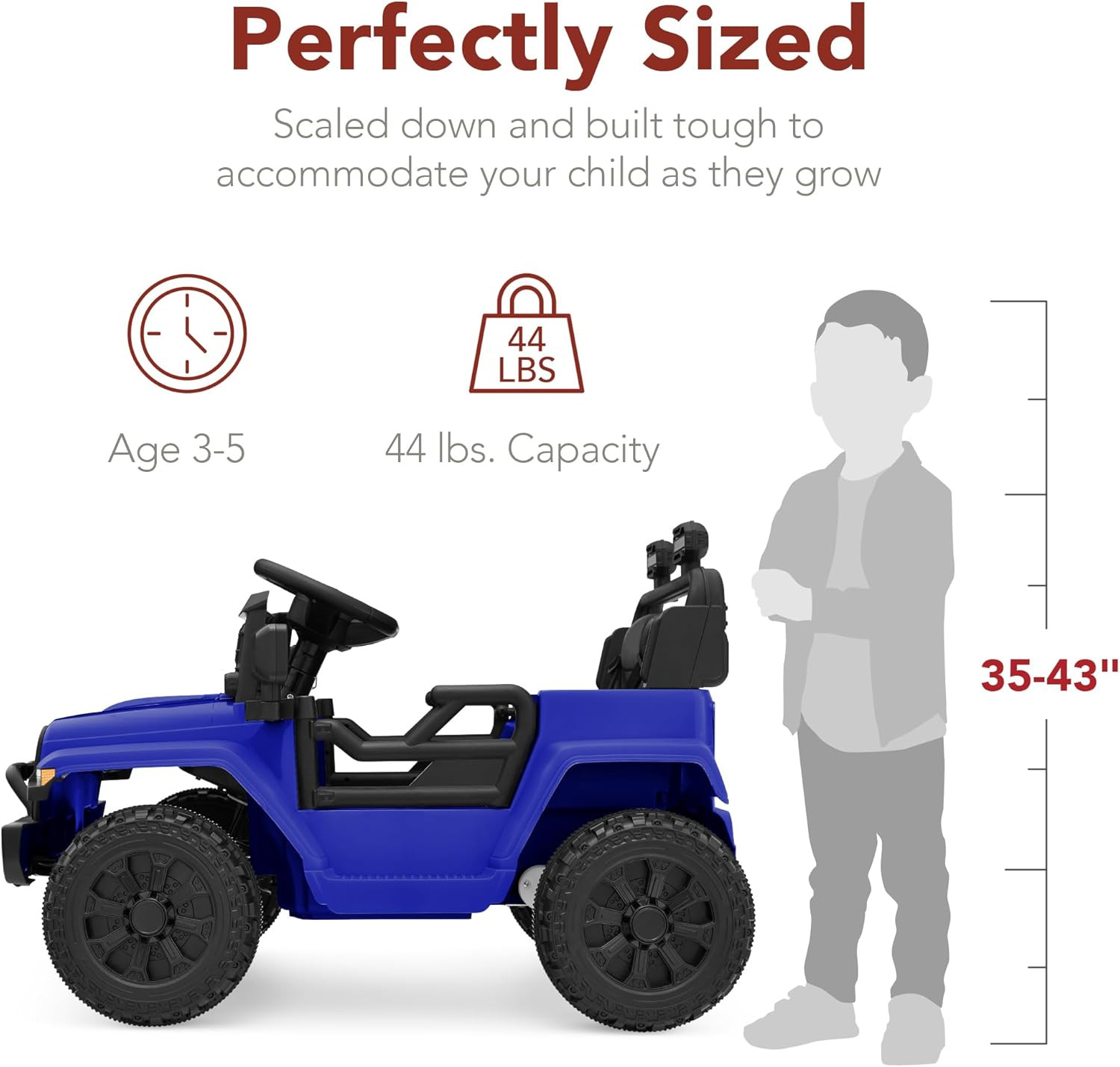 Best Choice Products 6V Kids Ride on Toy, Mini Truck, Electric Play Car W/Parent