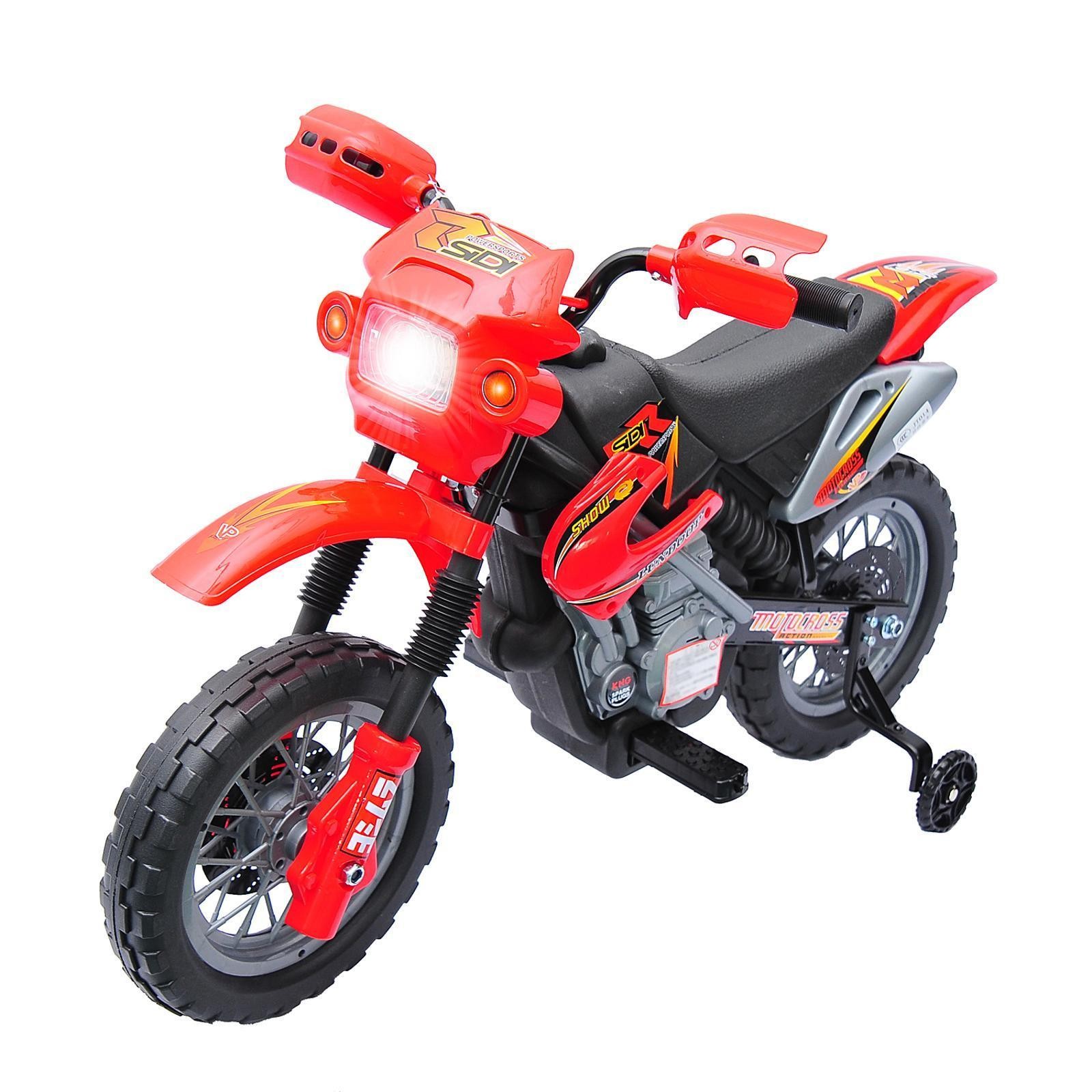 6V Kids Motorcycle Dirt Bike Electric Battery-Powered Ride-On Toy Off-road