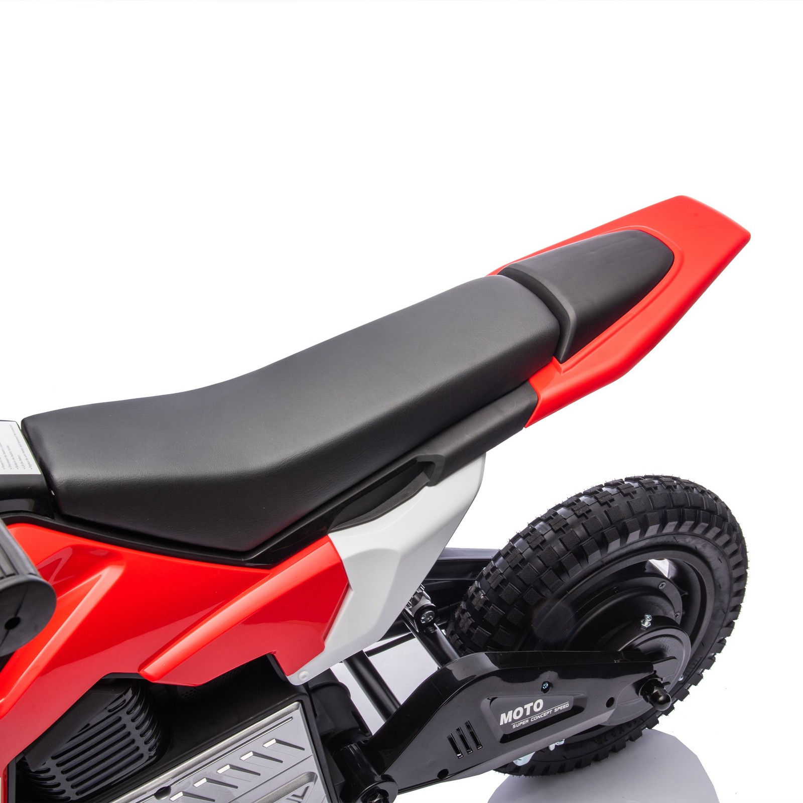 200W High Speed Hub Motor Dirt Bike Toy w/ Rear Shock Absorber Adjustable Speed