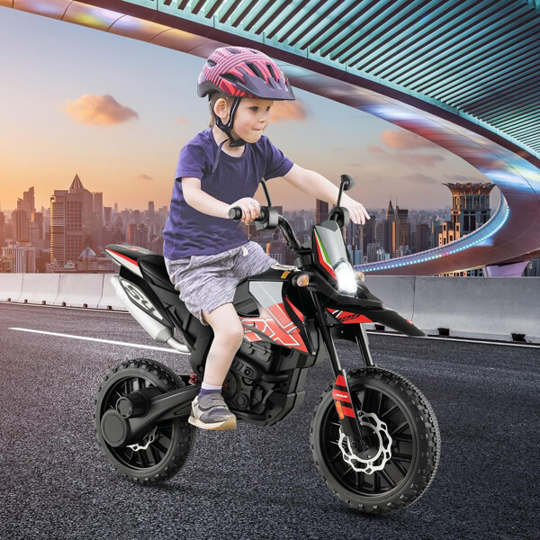 Kids Dirt Bike 12V Electric Off Road Motorcycle Training Wheel Music Toy Xmas US