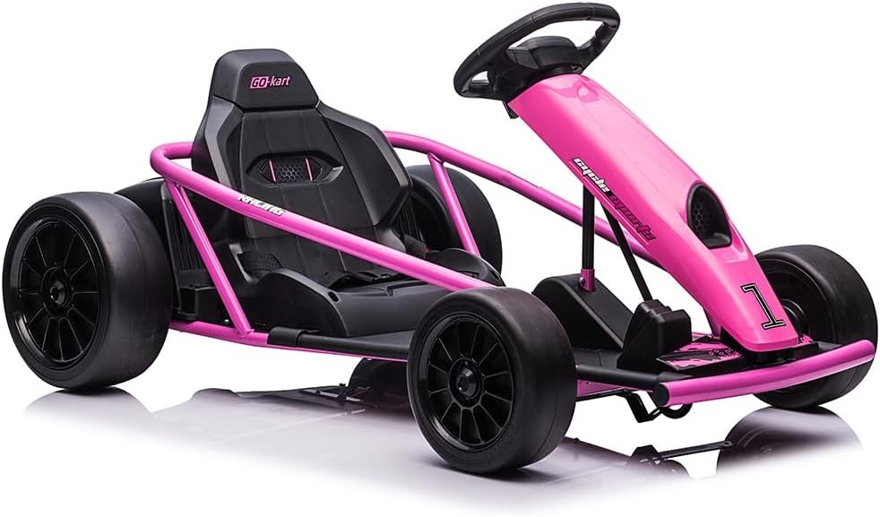 GRAVEE 24V Kids Go Kart w/ Dual 300W Motors 8.1MPH Drifting Ride On Car