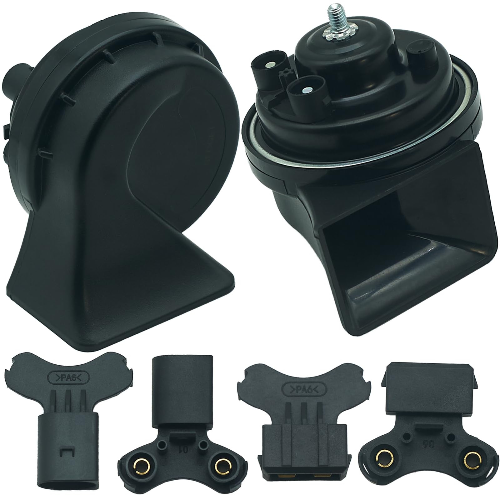 Car Horn for Audi/Volkswagen, Multifunction Loud High Low 2 Tone Auto Horn, W…