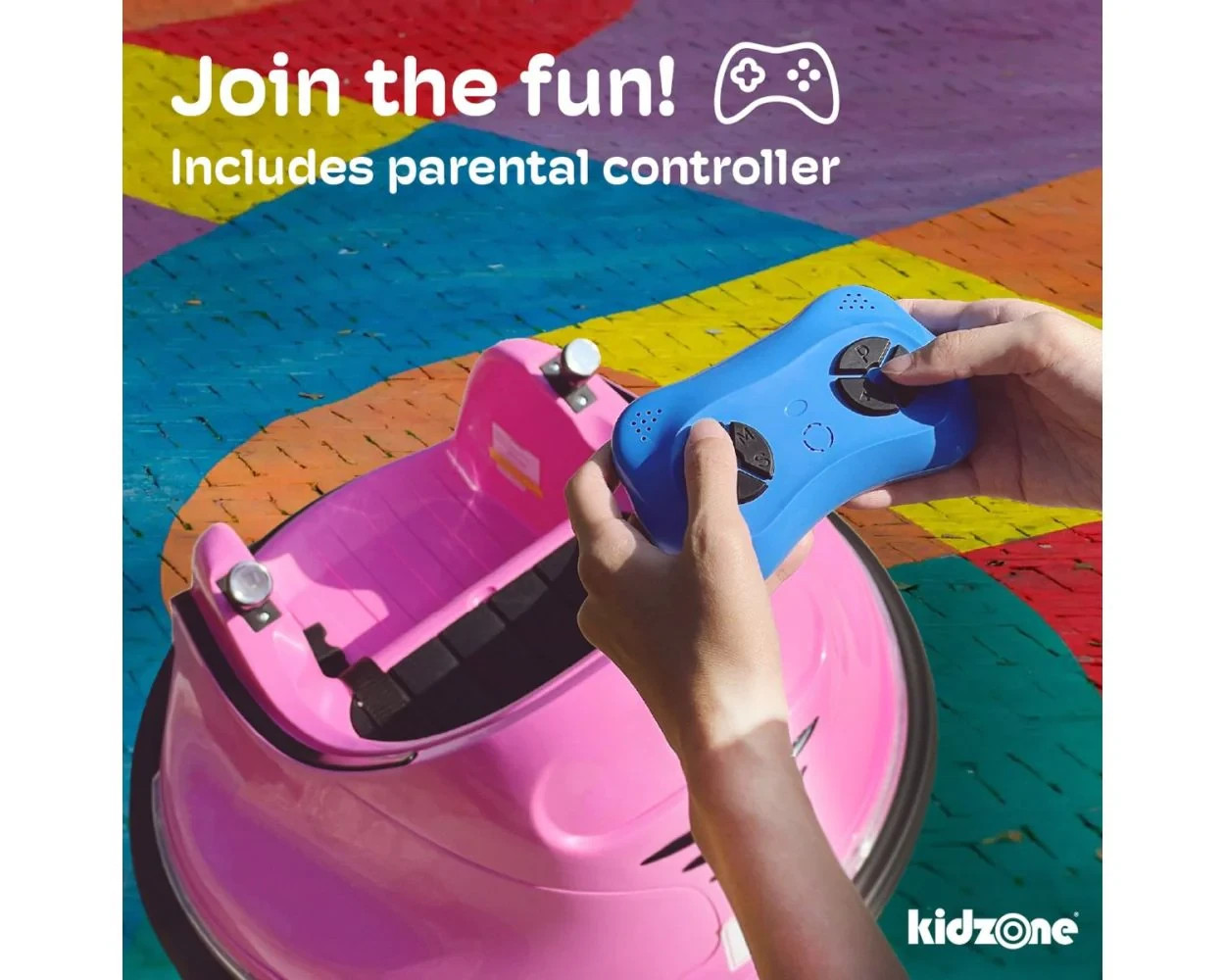 Kidzone Ride On Bumper Car 360 Rotation 6V NEW