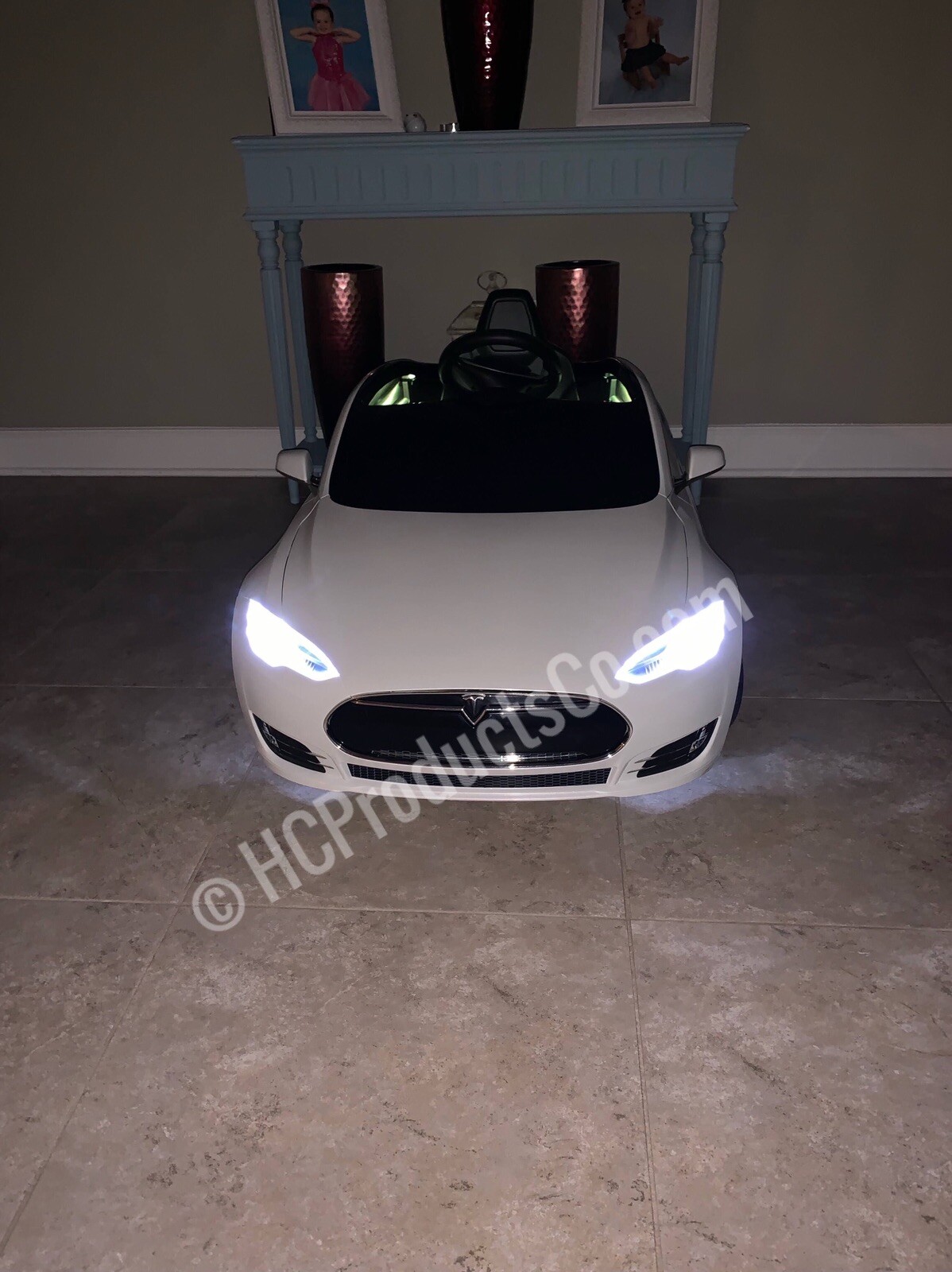 Bluetooth Controlled 18 inch LED Light Kit For Kids Electric Cars