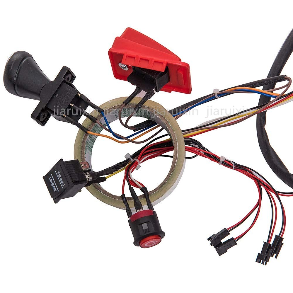 24 Volt Children Electric Car DIY Modified Wires and Switch Kit,with Large