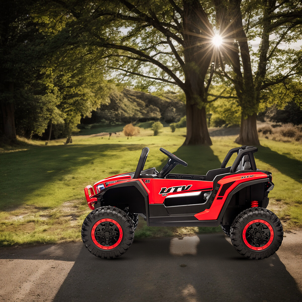 12V Kids Ride On Car 2 Seater Electric Vehicle Toy Truck w/Remote Control US