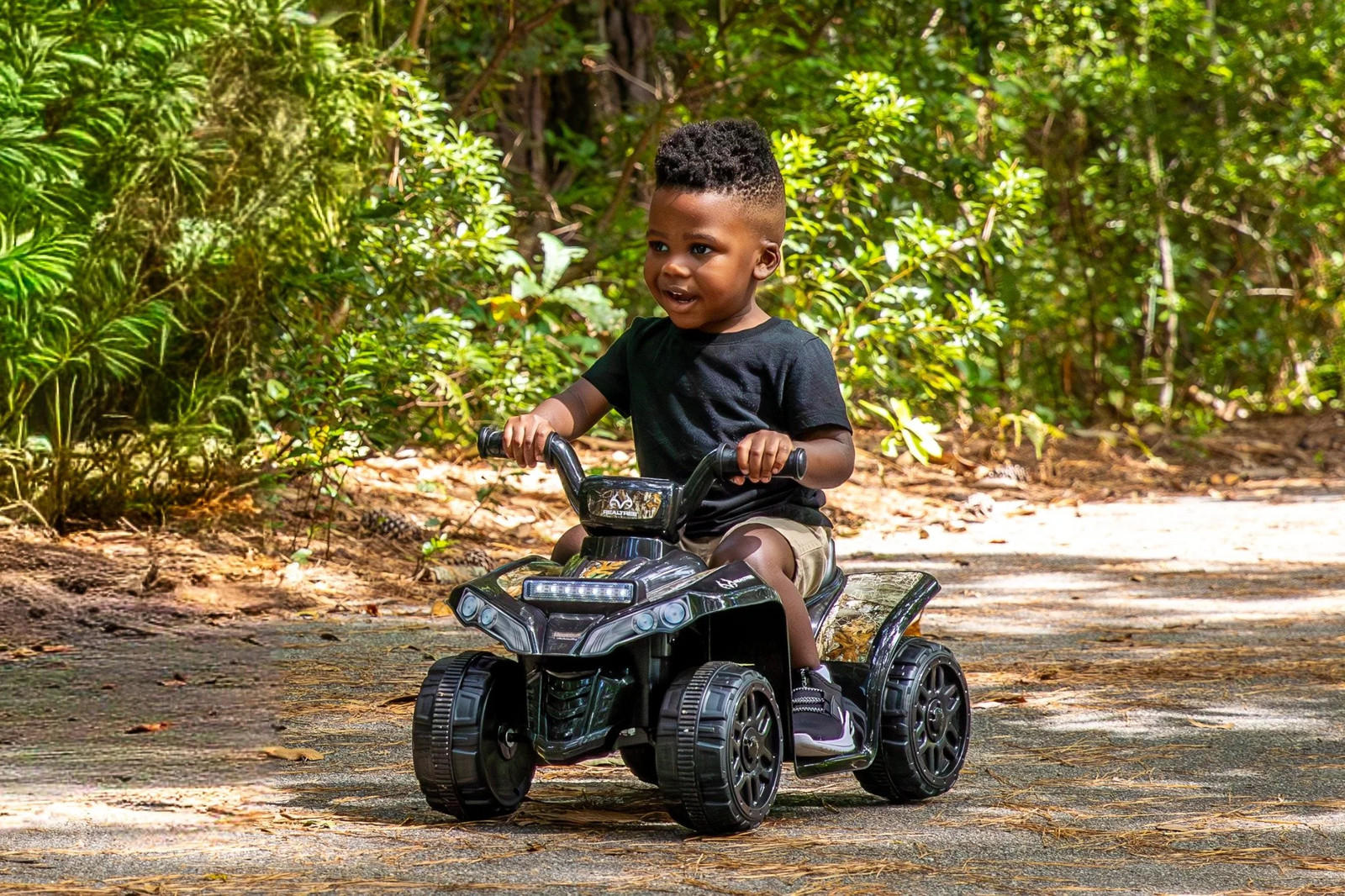 Kids Ride On Toy ATV Realtree Camouflage Quad Bike 6V Battery Powered
