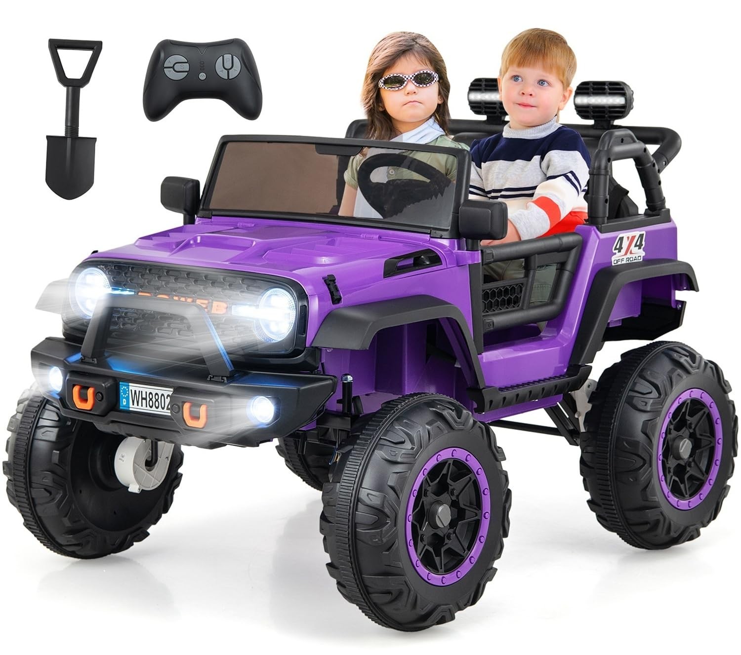 INFANS 24V 2 Seater Ride on Car for Kids, 2WD/4WD Battery Powered with Remote…