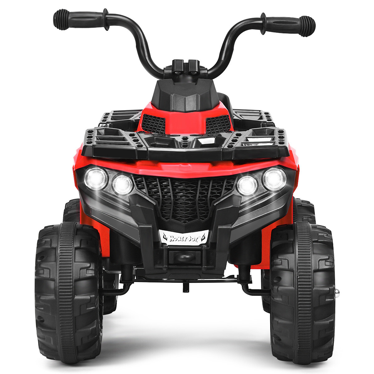 6V Battery Powered Kids Child Ride On ATV 4-Wheeler Quad w/ MP3 & LED Light Red