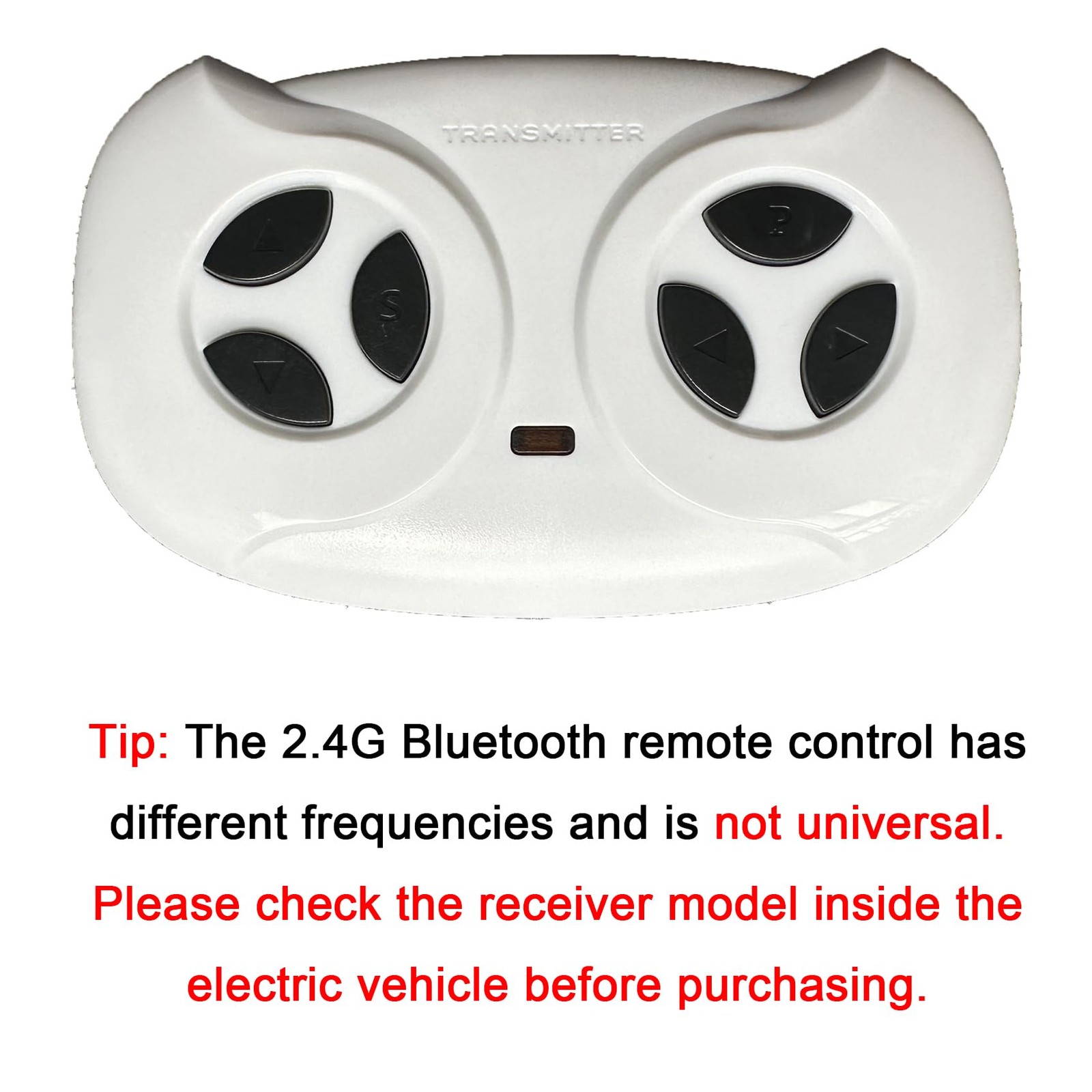 JR1602 FCC 2.4G Bluetooth Remote Control Remote for 12V Ride On Car,Controller T