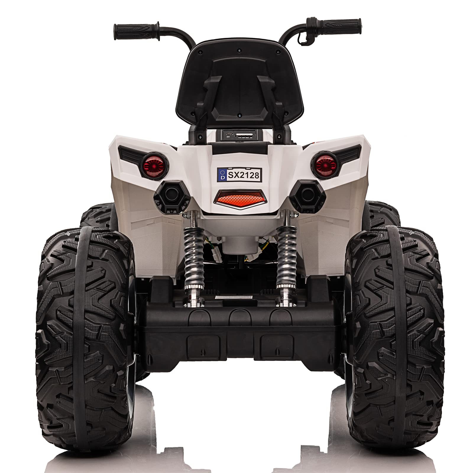 Kids ATV 24V Ride on Car 4WD Quad Electric Vehicle 4x80W 7AHx2 Battery LED Toy