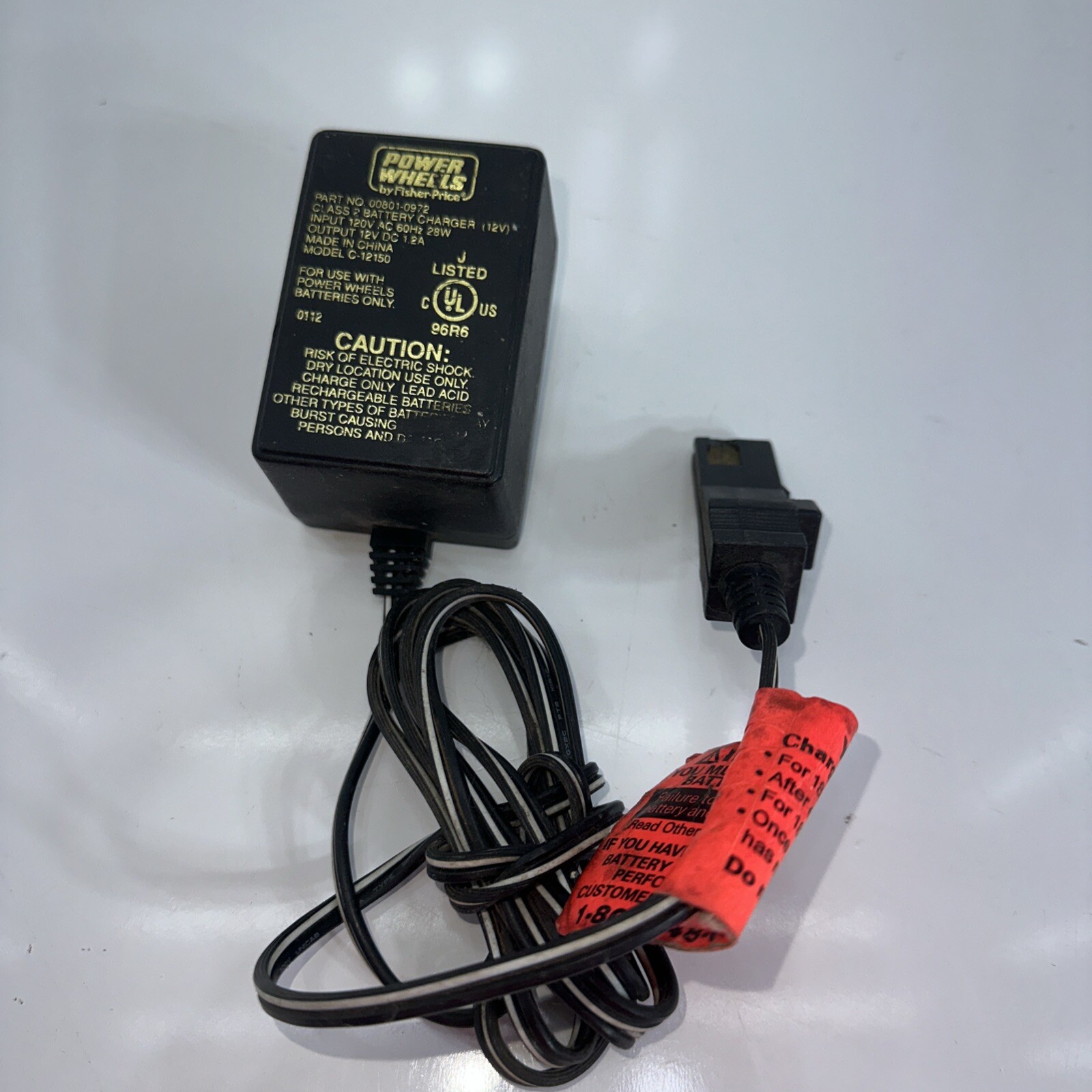 OEM Fisher Price Power Wheels 00801-0972 Model: C-12150 12 V