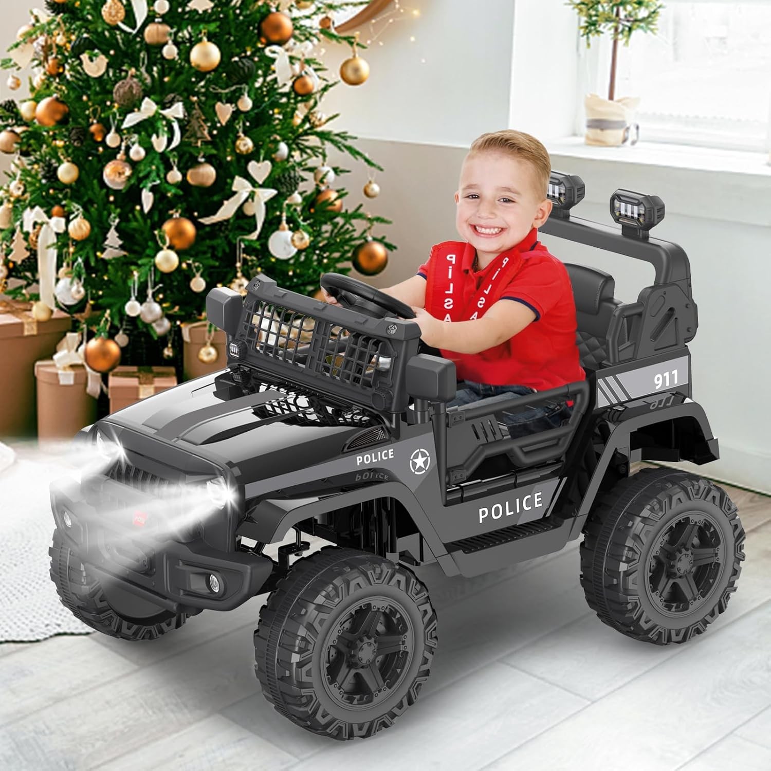 12V Kids Electric Ride On Car Dual 35W Motor Single Seat Outdoor Toy Vehicle