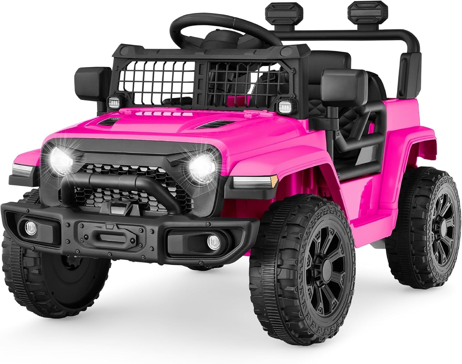 Carro Electrico Para Niños De 3 A 5 Años Montar Manejar Y Jugar Con Luces NUEVO