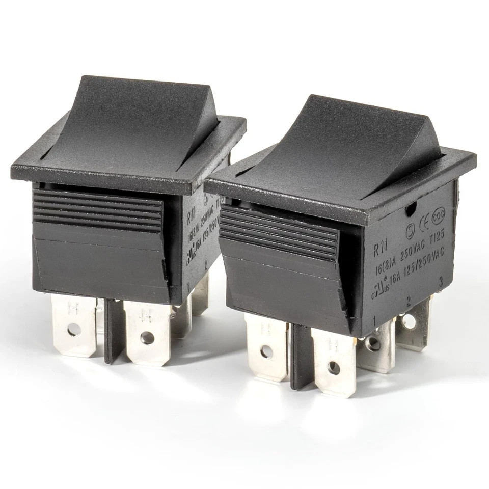2 Pcs 6 Pin 6V 12V 24V Power Wheels Foot Pedal Switch for Ride on Toys Car