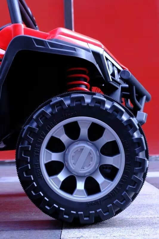 Vivicreate Kids ride on car 12v battery remote control iphone app LED lights