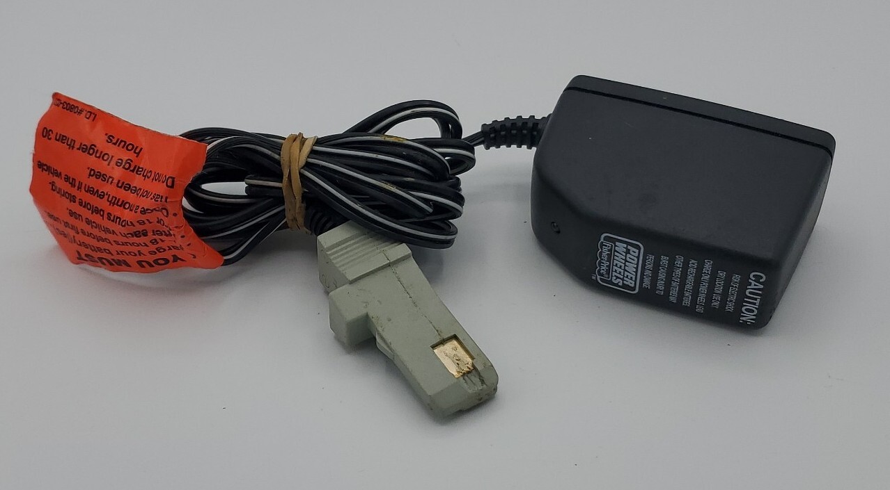 Power Wheels Fisher Price Power Cord Class 2 Battery Charger Model # 00801-1480