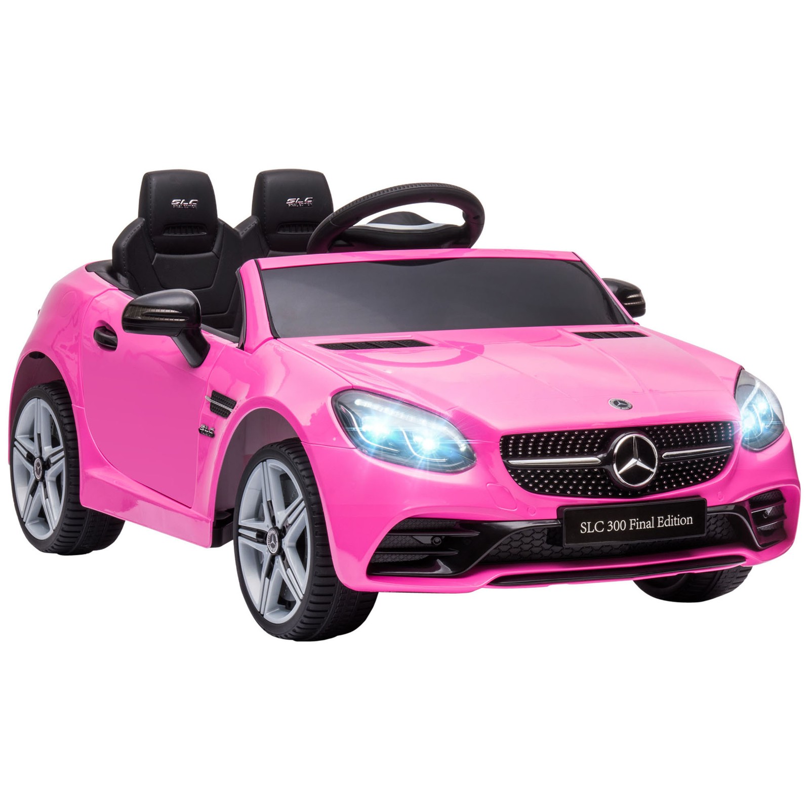 12V Ride On Toy Car for Kids with Remote Control, Pink