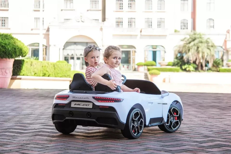 Freddo 4×4 Maserati MC20 2 Seater Ride on Car for Kids (White)