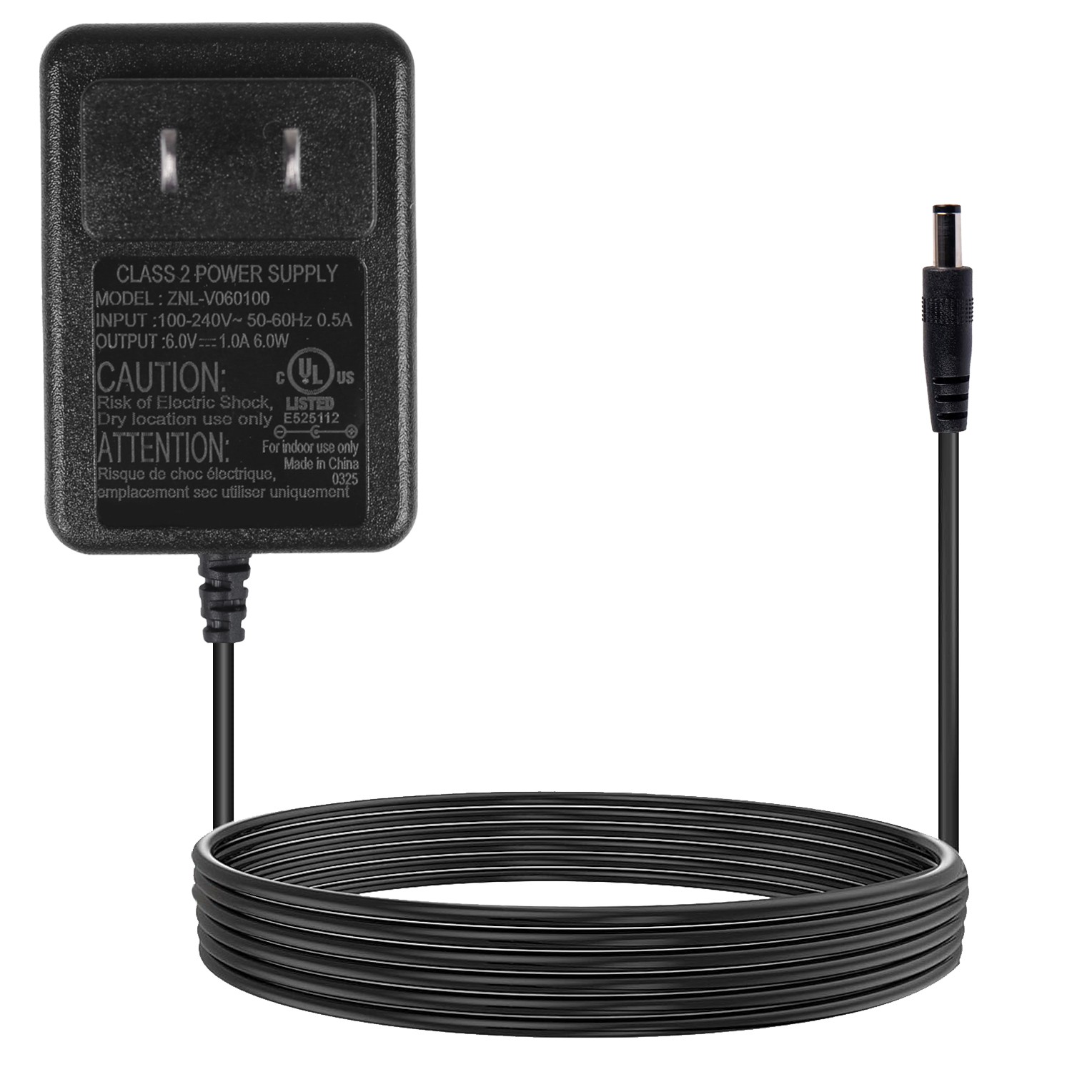 6V Battery Charger for Kids Ride On Toy, 6 Volt Ride On Bumper Car Power Adapter