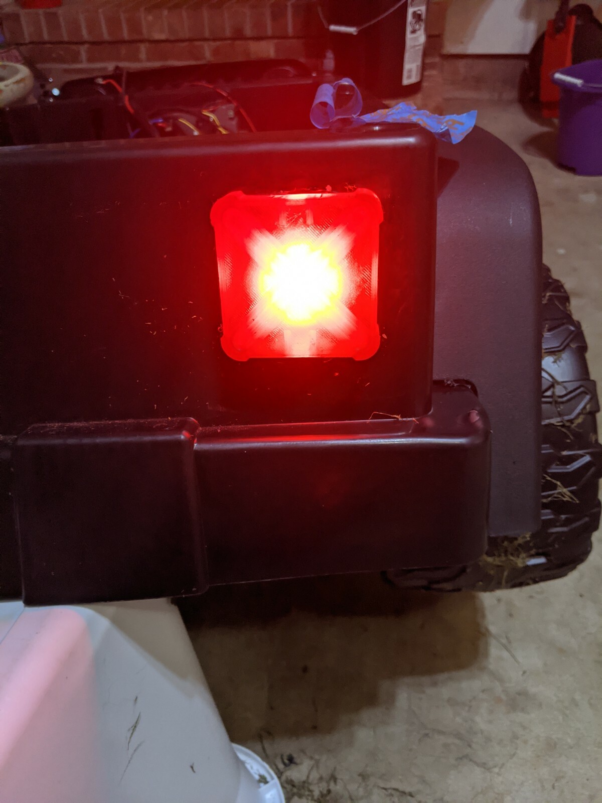 Power Wheels Tail Light lenses for Jeep Wranglers, Hurricanes and other ride-ons