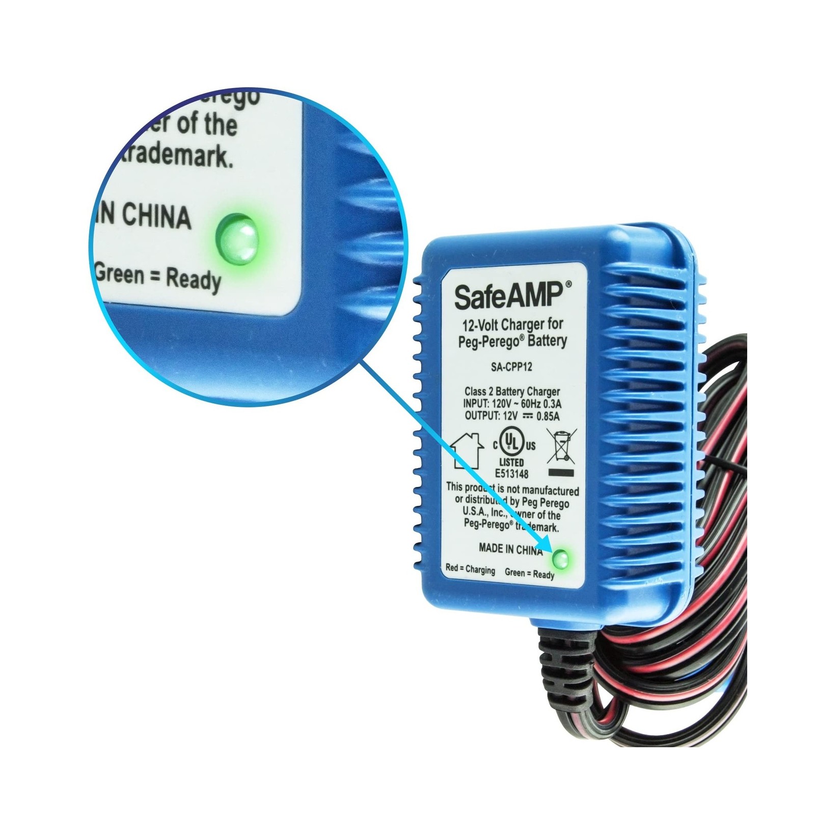 SafeAMP 12 Volt UL Listed Battery Compatible with Peg Perego® 12V B
