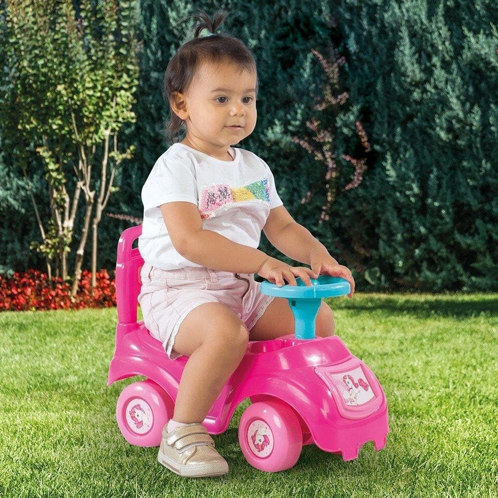 Fun & Safe Pink Unicorn Ride-On with Storage – Perfect for Active Toddlers